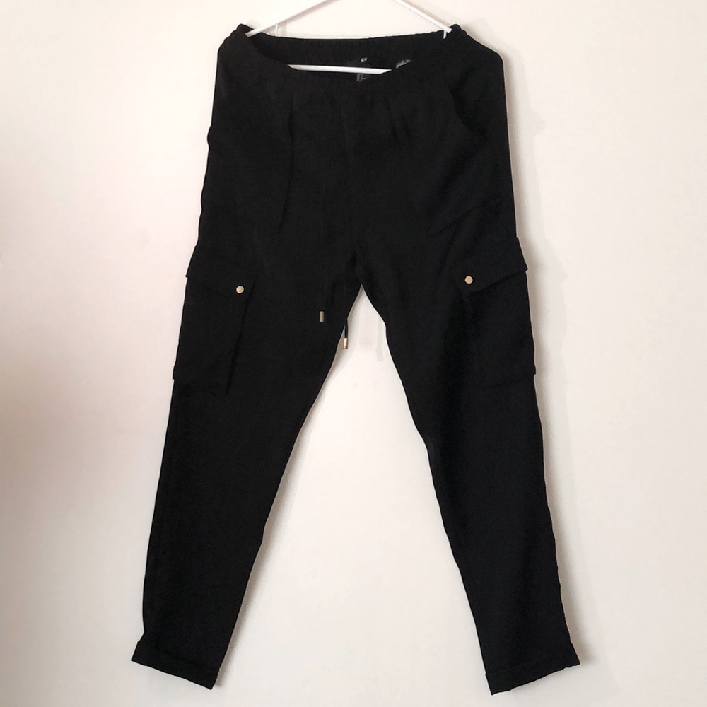 Black H&M cargo pants